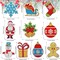 20 Pieces Christmas Diamond Art Ornaments Tags 5d DIY Diamond Painting Keychains Kit Christmas Hanging Diamond Art Kits Diamond Art Christmas Ornaments for Xmas DIY Crafts(Lovely Style)